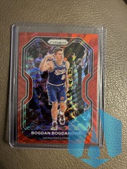 2020-21 Panini Prizm Red Wave Bogdan Bogdanovic #27 Kings